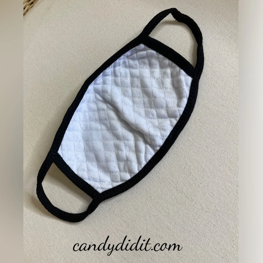 NWT Handmade Candy Did It! Candy Cane Bling With Soft Quilt Layer Face Mask